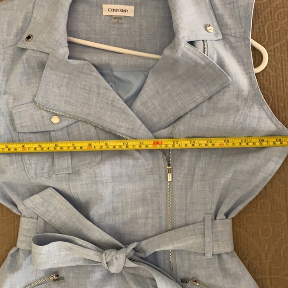 🥂Calvin Klein Moto Wrap Dress - Picture 6 of 8